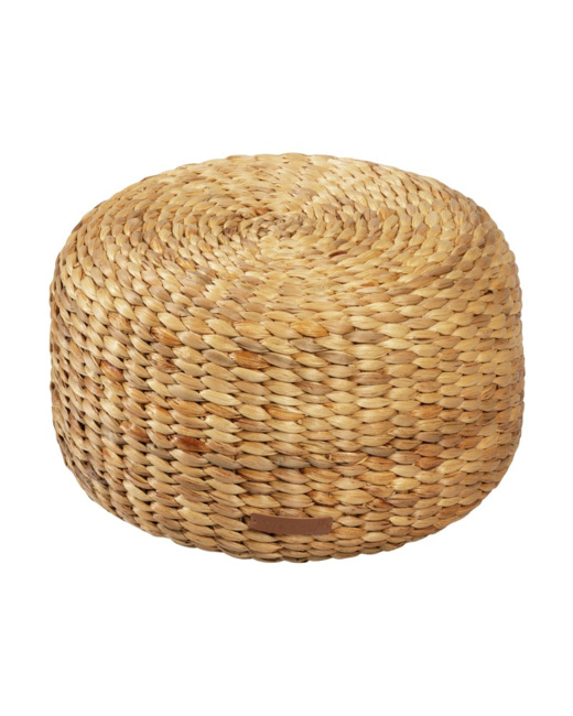 Pouf en jacinthe d’eau