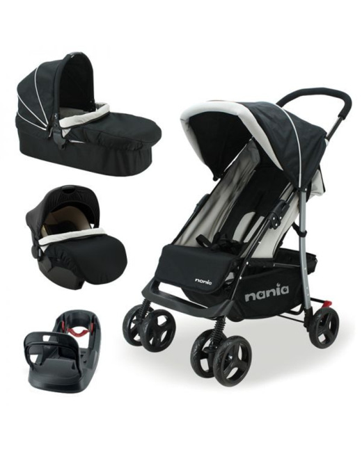 Poussette trio discount avec embase