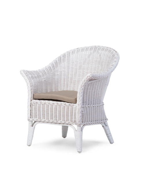 Chaise en osier + coussin Mimo Kid
