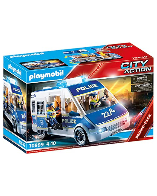 Playmobil City Action - Fourgon de police avec effets lumineux et sonores