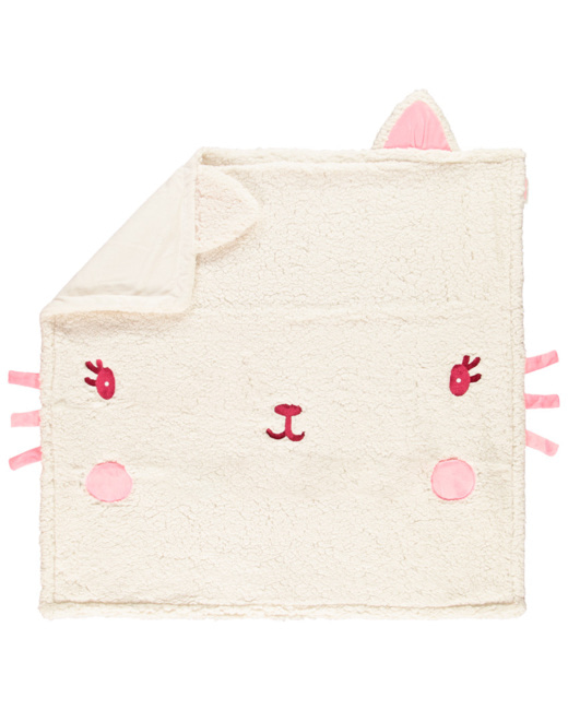 Couverture en sherpa Elena le chat