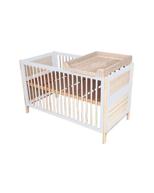 Lit bébé évolutif océania canne de rotin