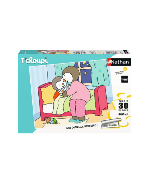 Puzzle T'choupi fait dodo - de 4 ans