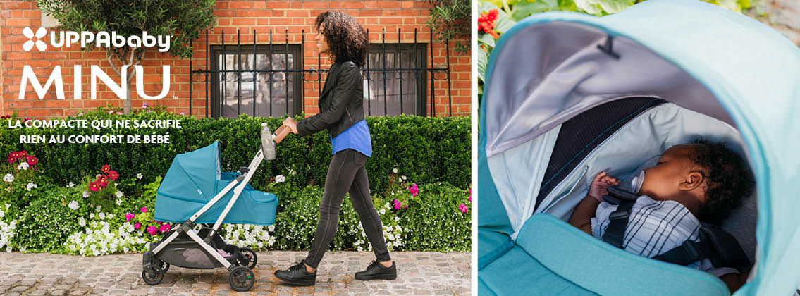 Baby Test Pack naissance MINU (poussette + nacelle souple) UPPAbaby