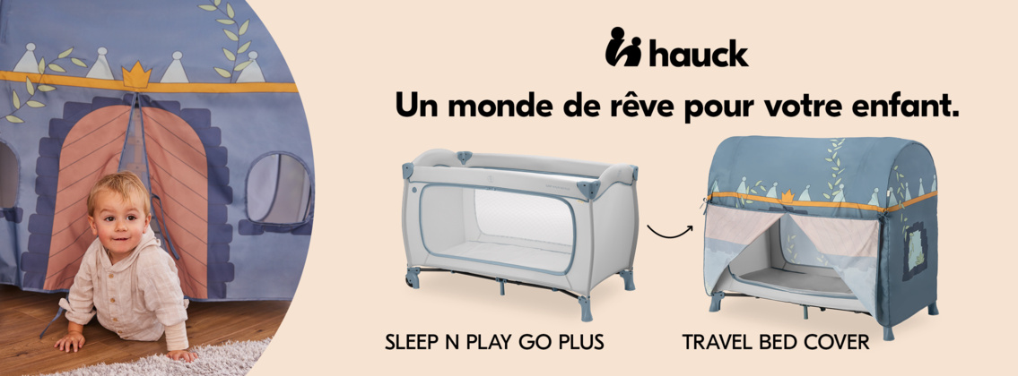 Baby Test Lit Parapluie Sleep N Play Go Plus avec tente de jeu Hauck