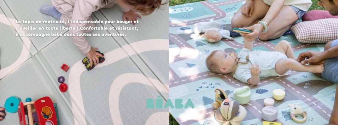 Baby Test Tapis de motricité Landform Béaba