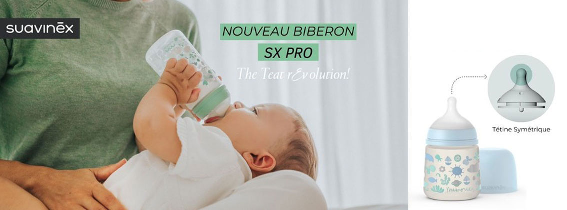 Baby Test Biberon SX PRO Anti Coliques 150ml Suavinex