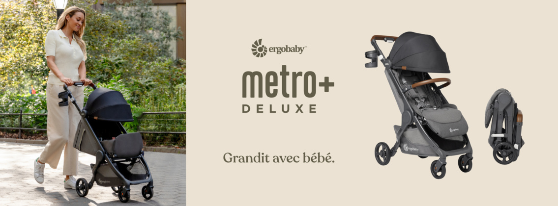 Baby Test Poussette Metro+ Deluxe Ergobaby