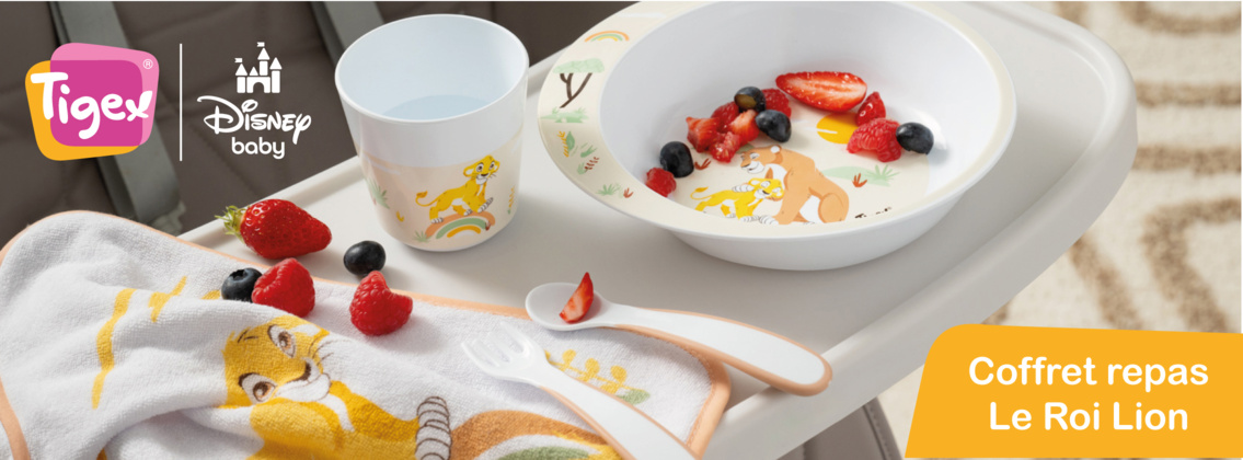 Baby Test Coffret repas Le Roi Lion Tigex