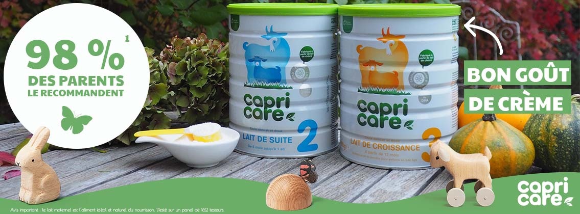 Baby Test Lait 2ème et 3ème âge CAPRICARE