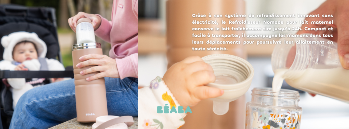 Baby Test Refroidisseur nomade pour lait maternel Béaba
