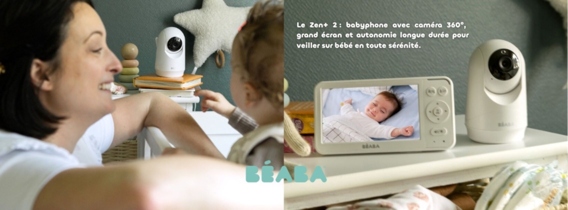 Baby Test Écoute-bébé vidéo Zen + 2 BÉABA