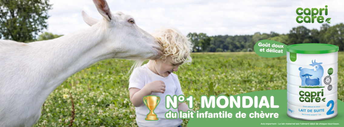 Baby Test Lait infantile de chèvre 2ème âge Capricare