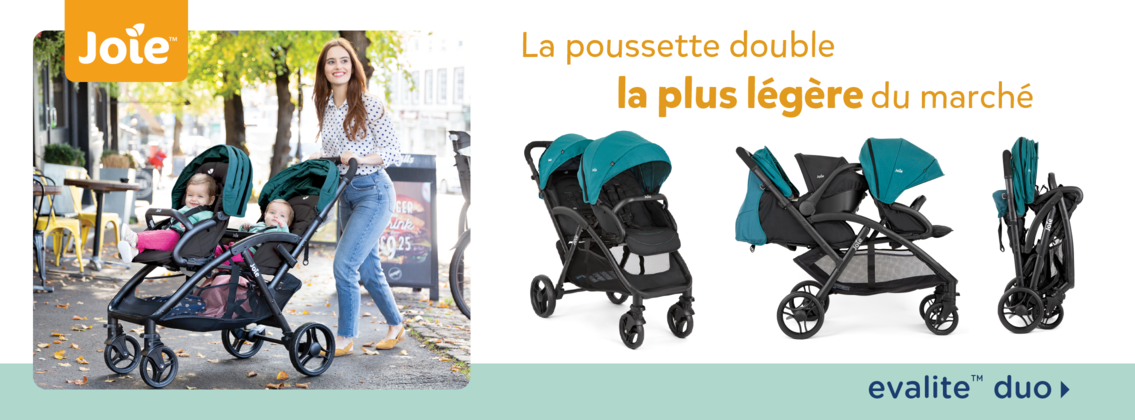 Baby Test Poussette evalite™ duo JOIE