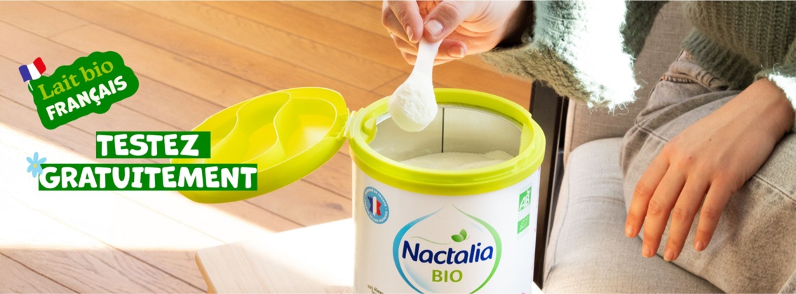 Baby Test Lait bio infantile 2ème âge Nactalia BIO