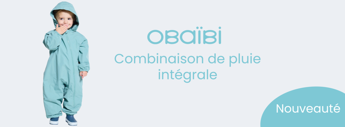 Baby Test Combinaison de pluie doublée polaire bébé OBAÏBI