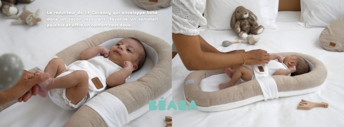 Baby Test Réducteur de lit Cocoony BÉABA