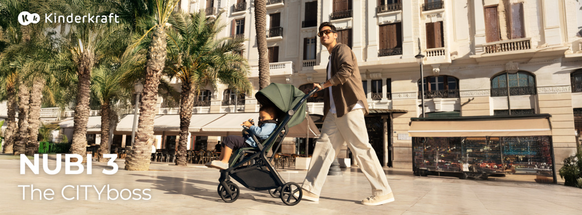 Baby Test Poussette compacte NUBI 3 Kinderkraft