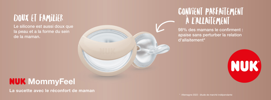 Baby Test Sucette en silicone MommyFeel NUK