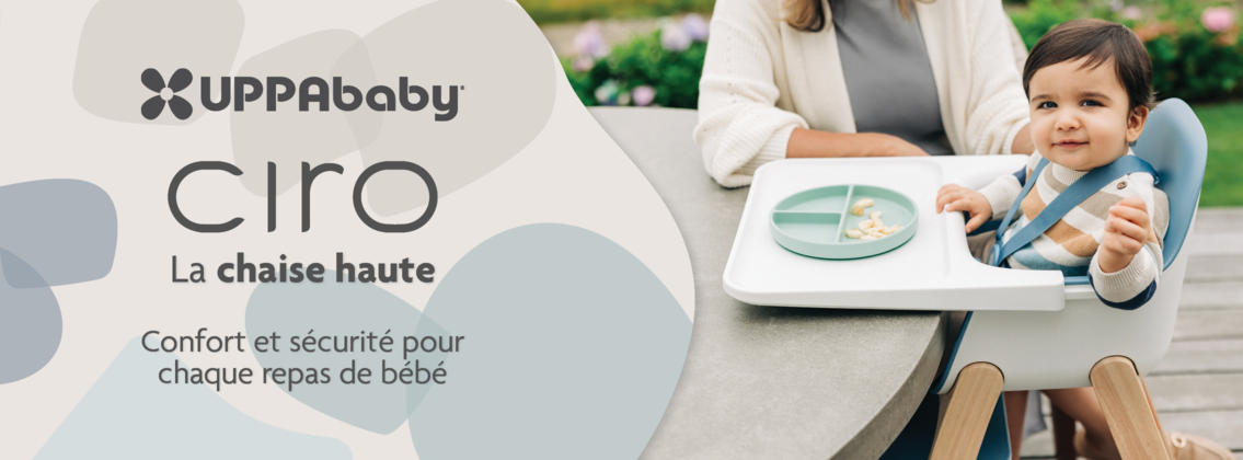 Baby Test Chaise haute Ciro UPPAbaby