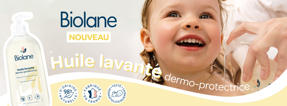 Baby Test Huile lavante de Biolane