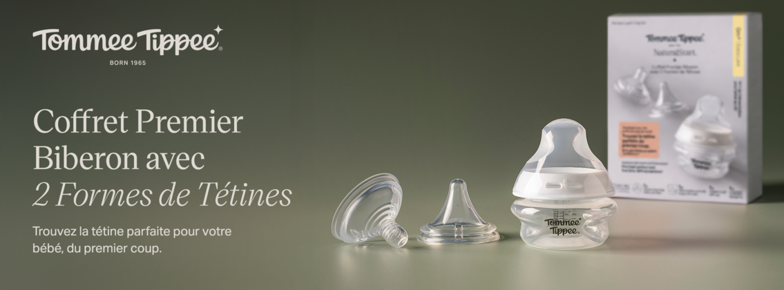 Baby Test Coffret Premier Biberon de Tommee Tippee