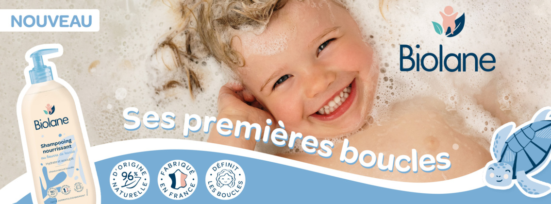 Baby Test Shampooing nourrissant cheveux bouclés Biolane