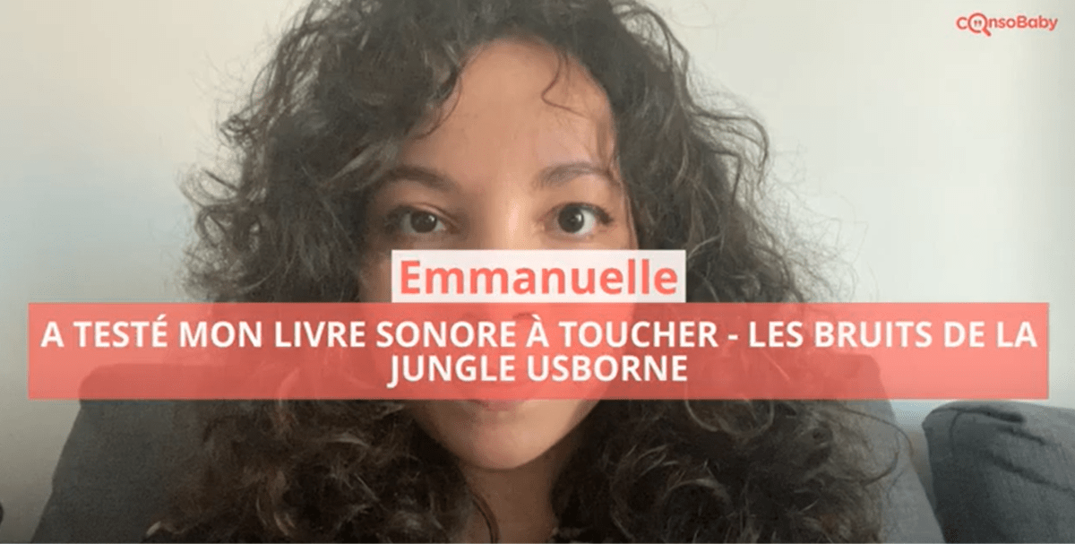 Avis vidéo Mon livre sonore à toucher - Les bruits de la jungle USBORNE Avis vidéo Mon livre sonore à toucher - Les bruits de la jungle USBORNE