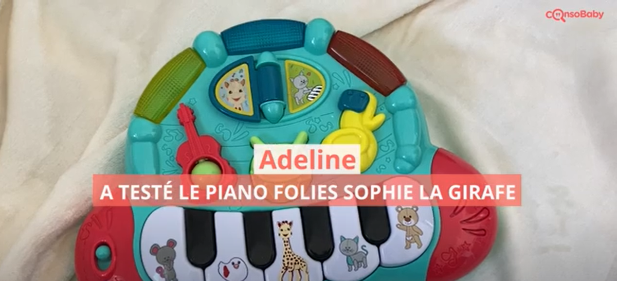 Jouet musical Piano'Folies Sophie la Girafe