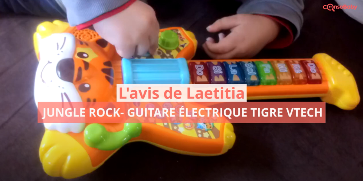 Avis vidéo Jungle Rock- Guitare électrique Tigre VTECH