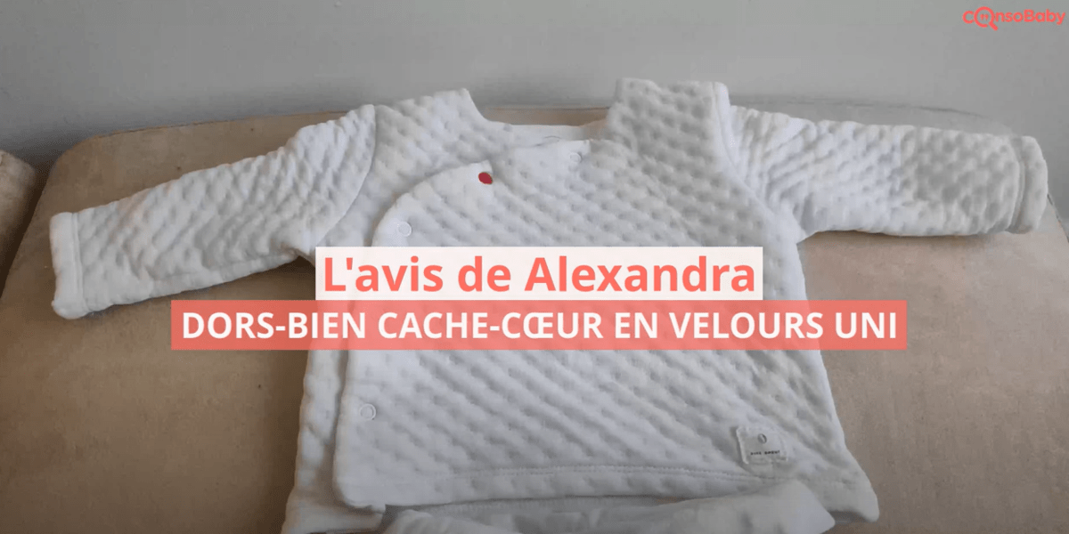 Avis vidéo Dors-bien cache-cœur en velours uni ABSORBA Avis vidéo Dors-bien cache-cœur en velours uni ABSORBA
