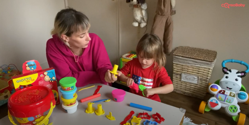 Avis vidéo Coffret pâte à jouer et accessoires Giotto