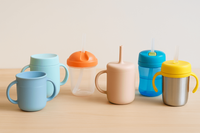 Tasses d'apprentissage pour bébé : les meilleures de 2025