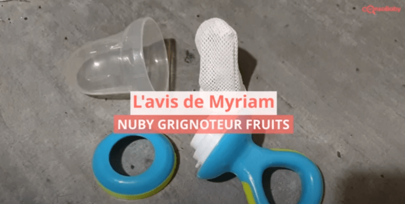 Avis vidéo Grignoteur sans BPA NUBY