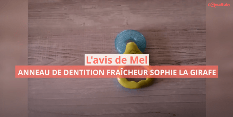 Avis vidéos sur le Anneau de dentition fraîcheur Sophie la Girafe Vulli