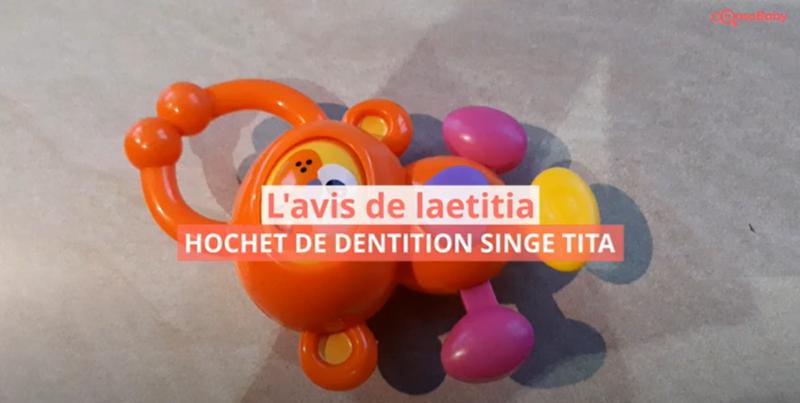 Avis vidéo Hochet de dentition Singe Tita TIGEX