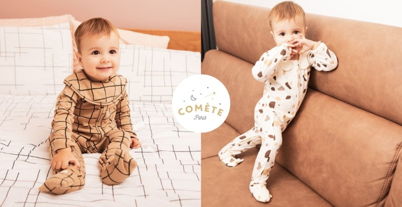 Comète Paris : de ravissants pyjamas bébé qui simplifient la vie des parents !