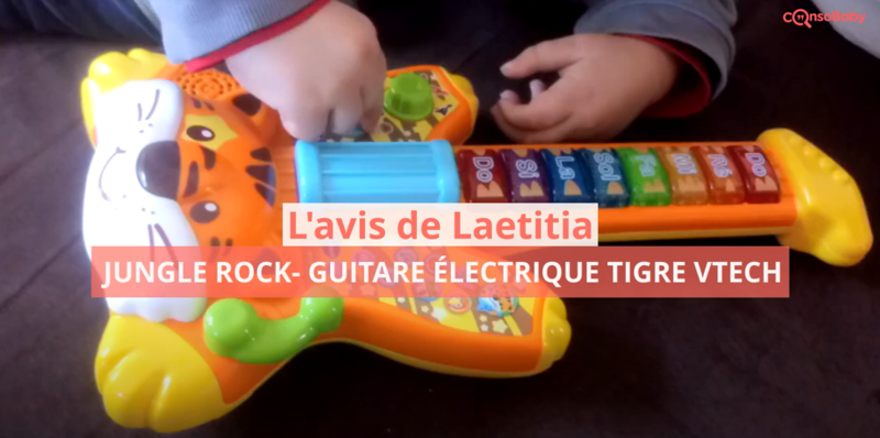 Avis vidéo  Jungle Rock- Guitare électrique Tigre VTECH