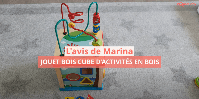 Avis vidéo Jouet bois Cube d'activités en bois CARREFOUR WOODEN