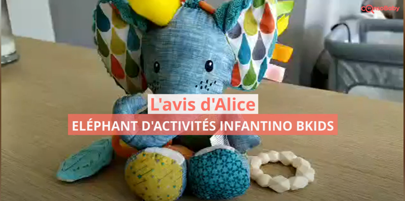 Avis vidéo Eléphant d'activités INFANTINO BKIDS