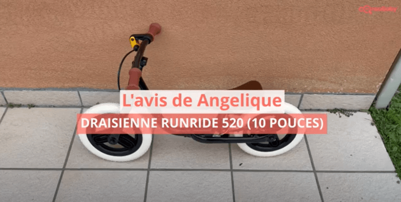 Avis vidéo Draisienne Runride 520 (10 pouces) DECATHLON
