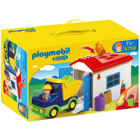 Playmobil 1.2.3 - Camion avec garage PLAYMOBIL : Comparateur, Avis