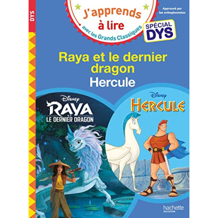 Avis Disney - Spécial DYS (dyslexie) Raya/ Hercule Hachette Éducation 1