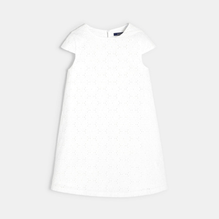 Okaidi robe blanche fille deals
