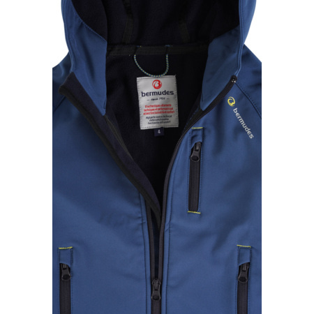 Avis Veste Softshell Kids Seahood - Bleu Eclipse Bermudes 4