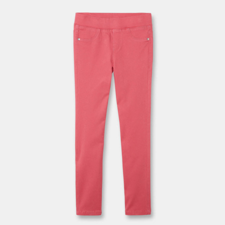 Okaïdi Jeans Stretch Confort Rose Poudré