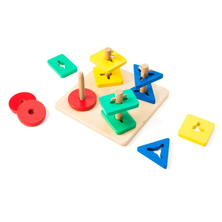 Jouet Puzzle Enfant 1 2 3 4 Ans by - 6 Jeux Montessori en Bois avec Animaux  - Bebe Cadeau Educatif pour Garcon et Fille [77] - Cdiscount Jeux - Jouets
