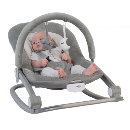 Chaise haute bébé wheely gris de Bo jungle sur allobébé