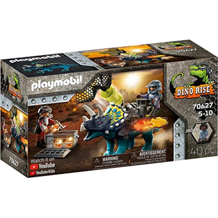 PLAYMOBIL - Dino Rise - Spinosaure et combattant - 86 pièces - 5 ans et plus - Jeux - Jouets