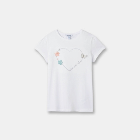Avis T-shirt personnalisable blanc fille OKAIDI 1